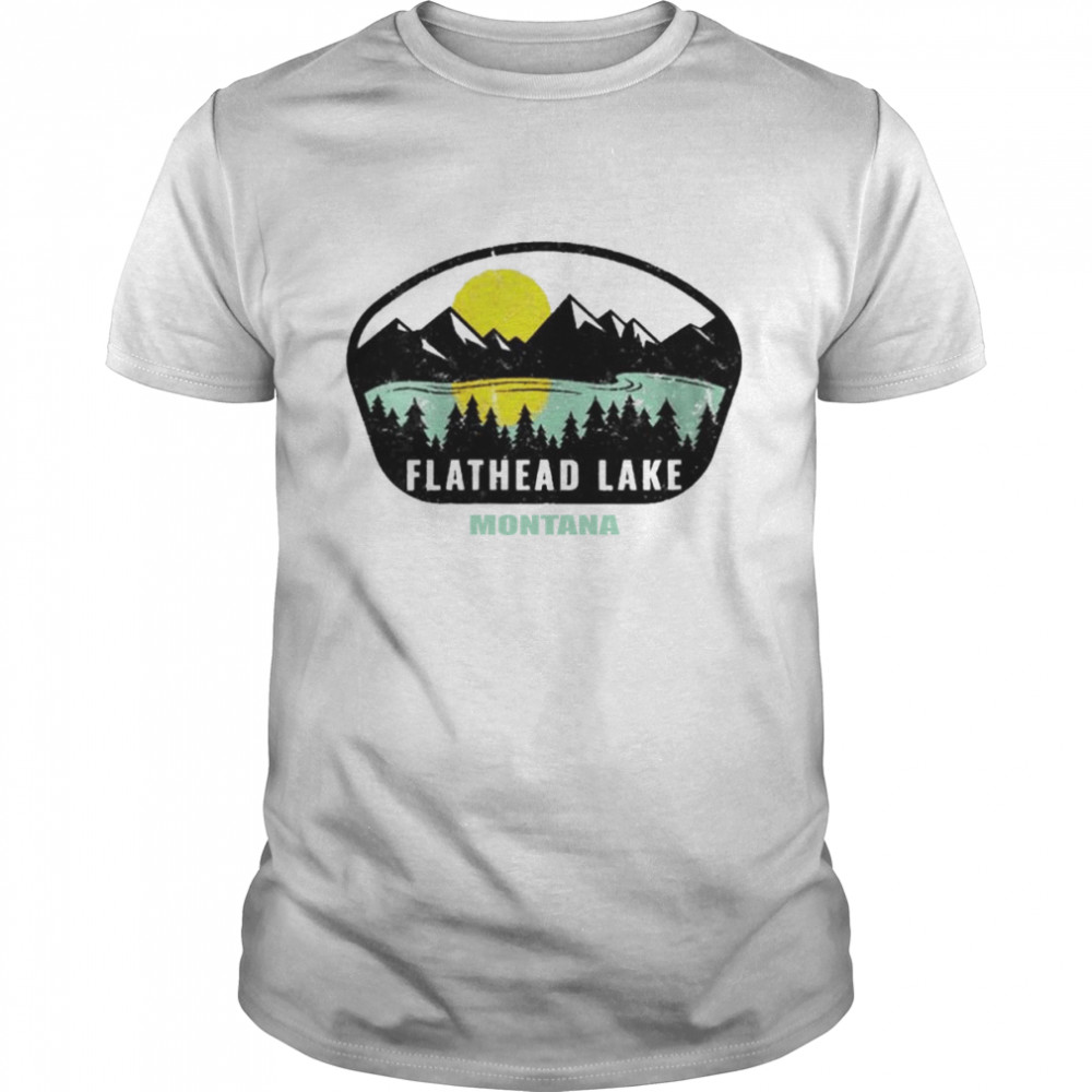 Flathead lake montana mt vacation souvenir shirt