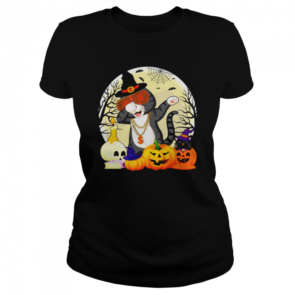 Halloween Cat Dad  Classic Women'S T-Shirt