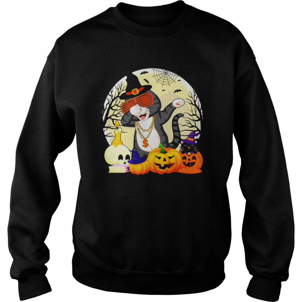 Halloween Cat Dad  Unisex Sweatshirt