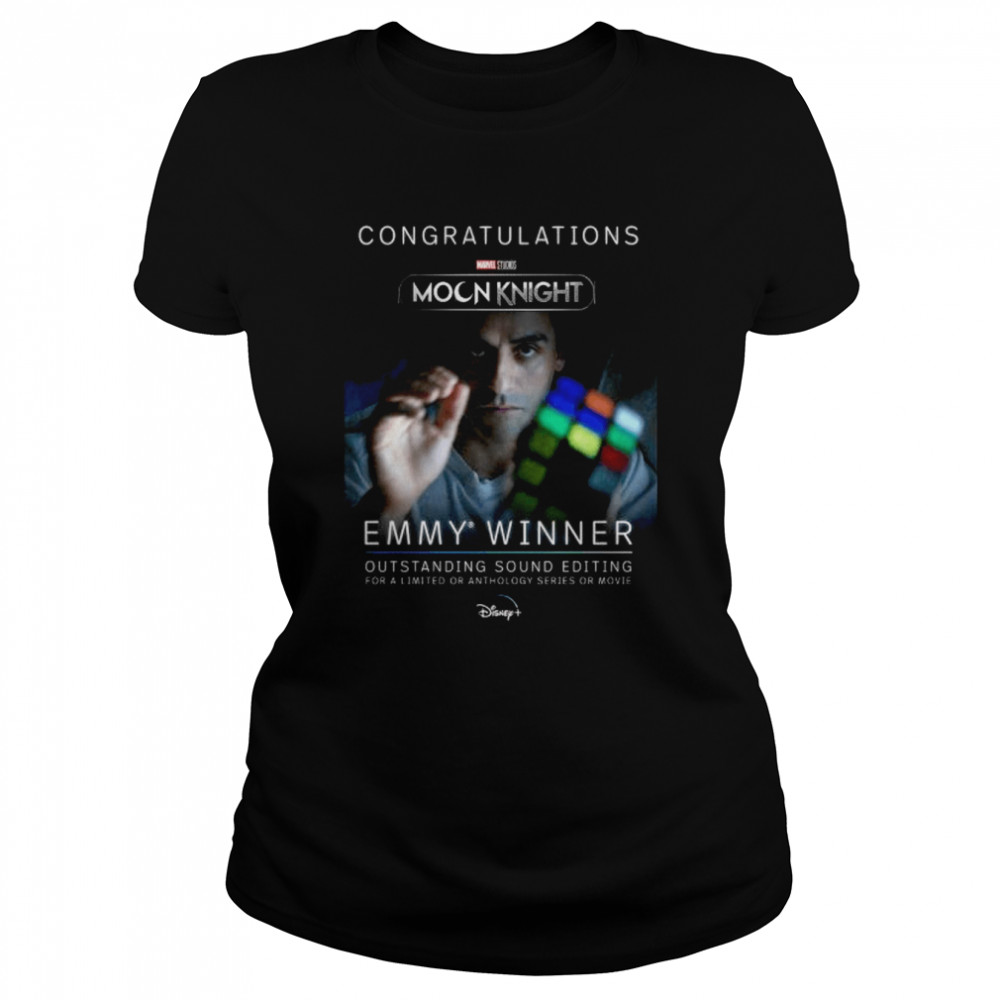 Marvel Studios Moon Knight Emmy Winner Outstanding Sound Editing Essential Shirt Classic Women'S T-Shirt