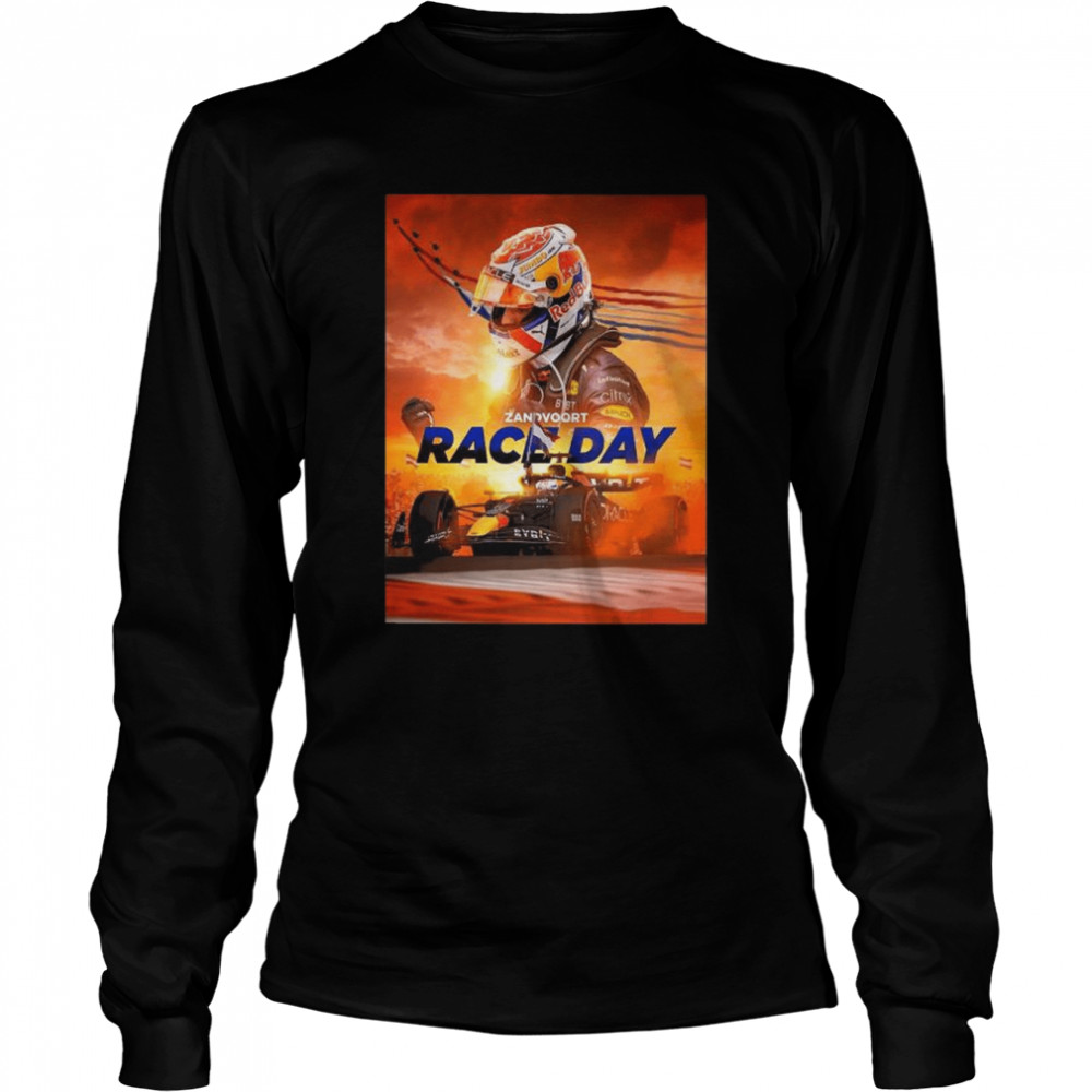 Max Verstappen Home Race Day In The 2022 Dutch Gp At Circuit Zandvoort Essential Shirt Long Sleeved T Shirt