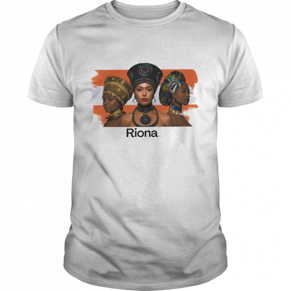 Riona Art Fiona Black Women shirt