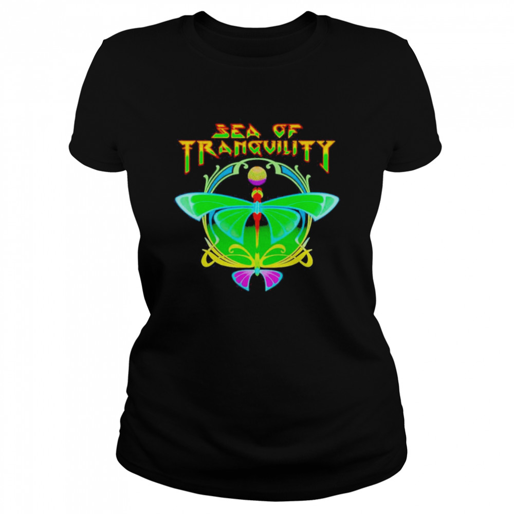 Sea Of Tranquility Dragonfly Classic Womens T Shirt