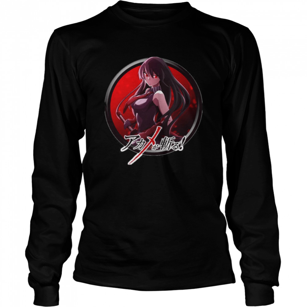 Sexy Anime Akame Ga Kill Shirt Long Sleeved T Shirt