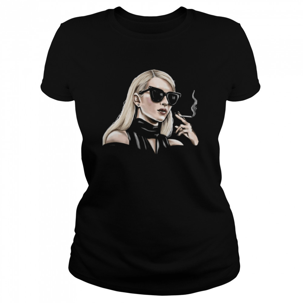 Smoking Queen Scream Queens Shirt Classic Women'S T-Shirt