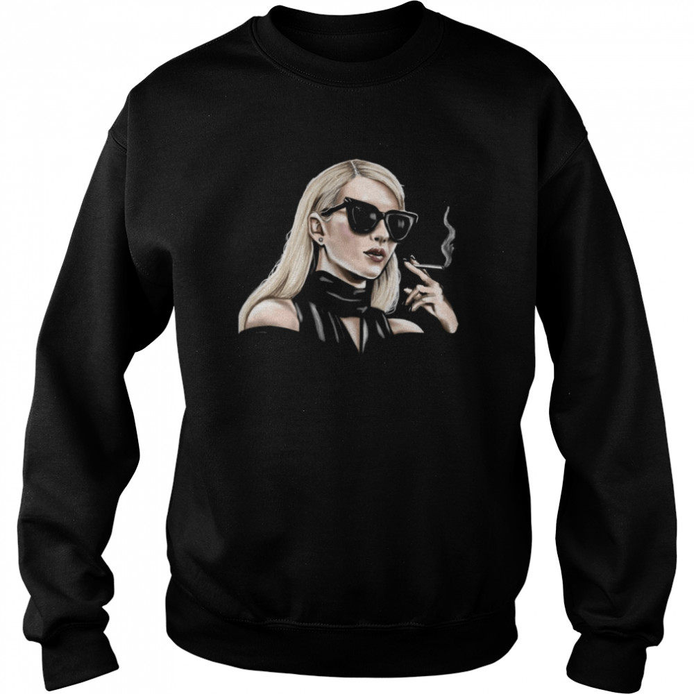 Smoking Queen Scream Queens Shirt Unisex Sweatshirt