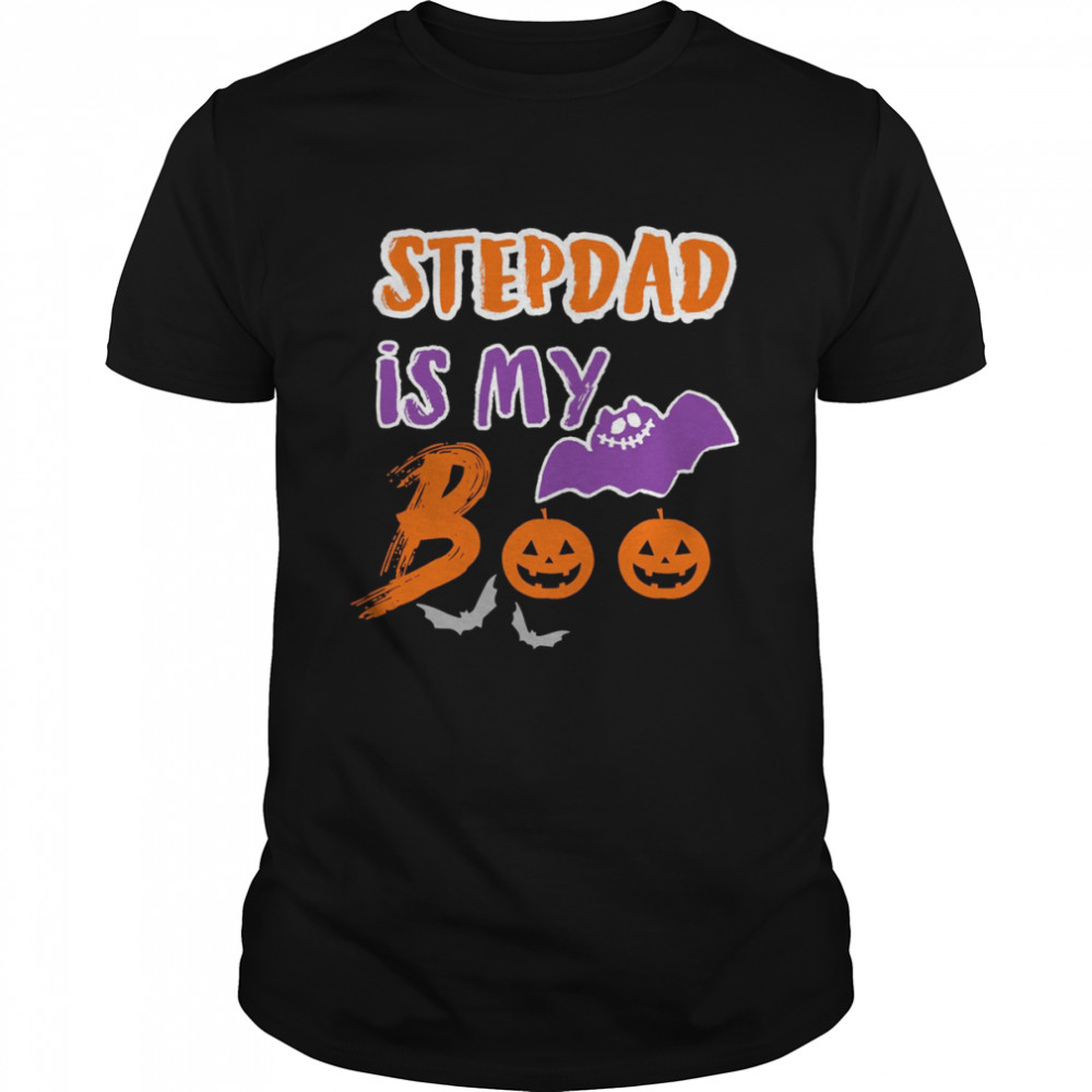 Stepdad Is My BOO Halloween Stepdad Shirts
