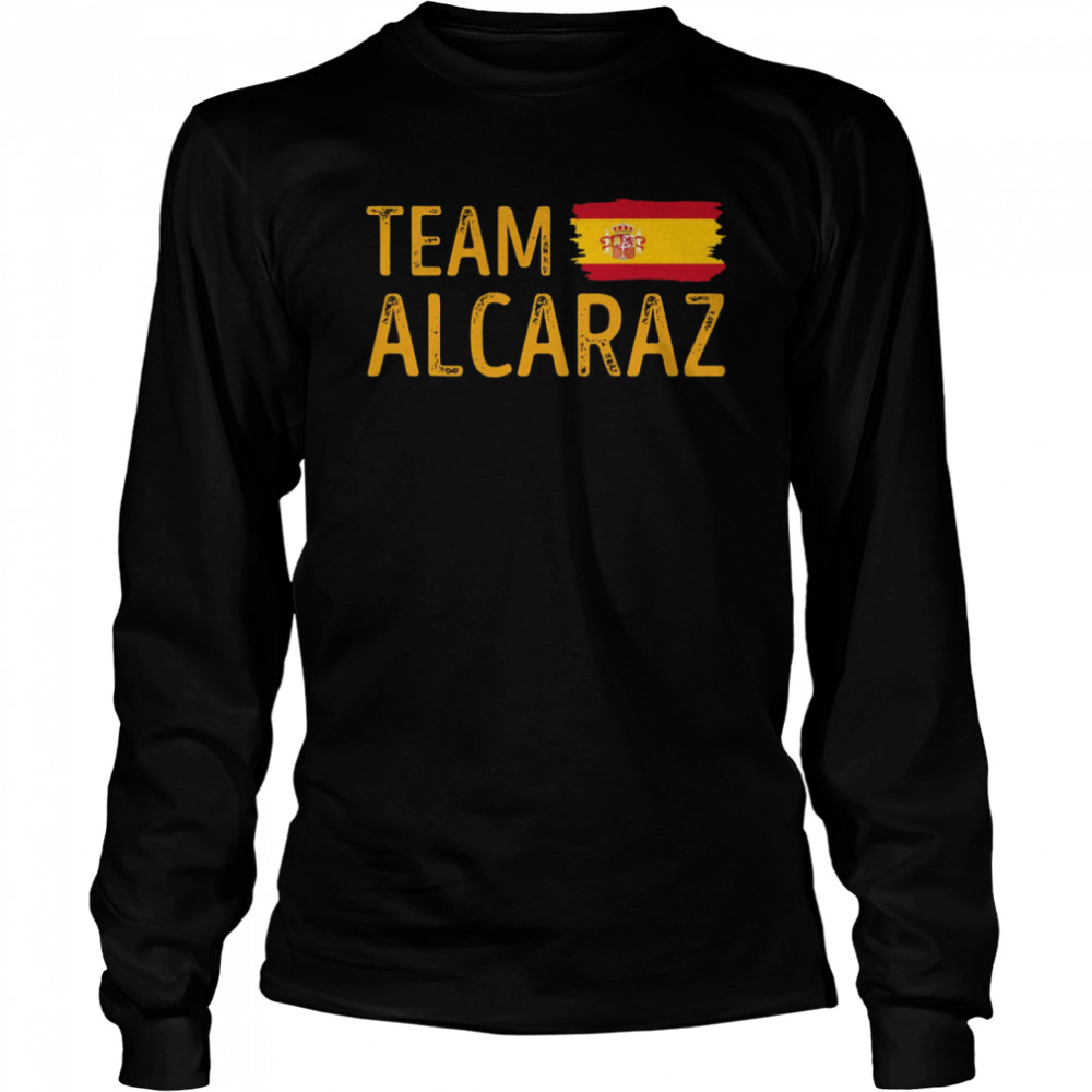 Team Carlos Alcaraz Shirt Long Sleeved T Shirt