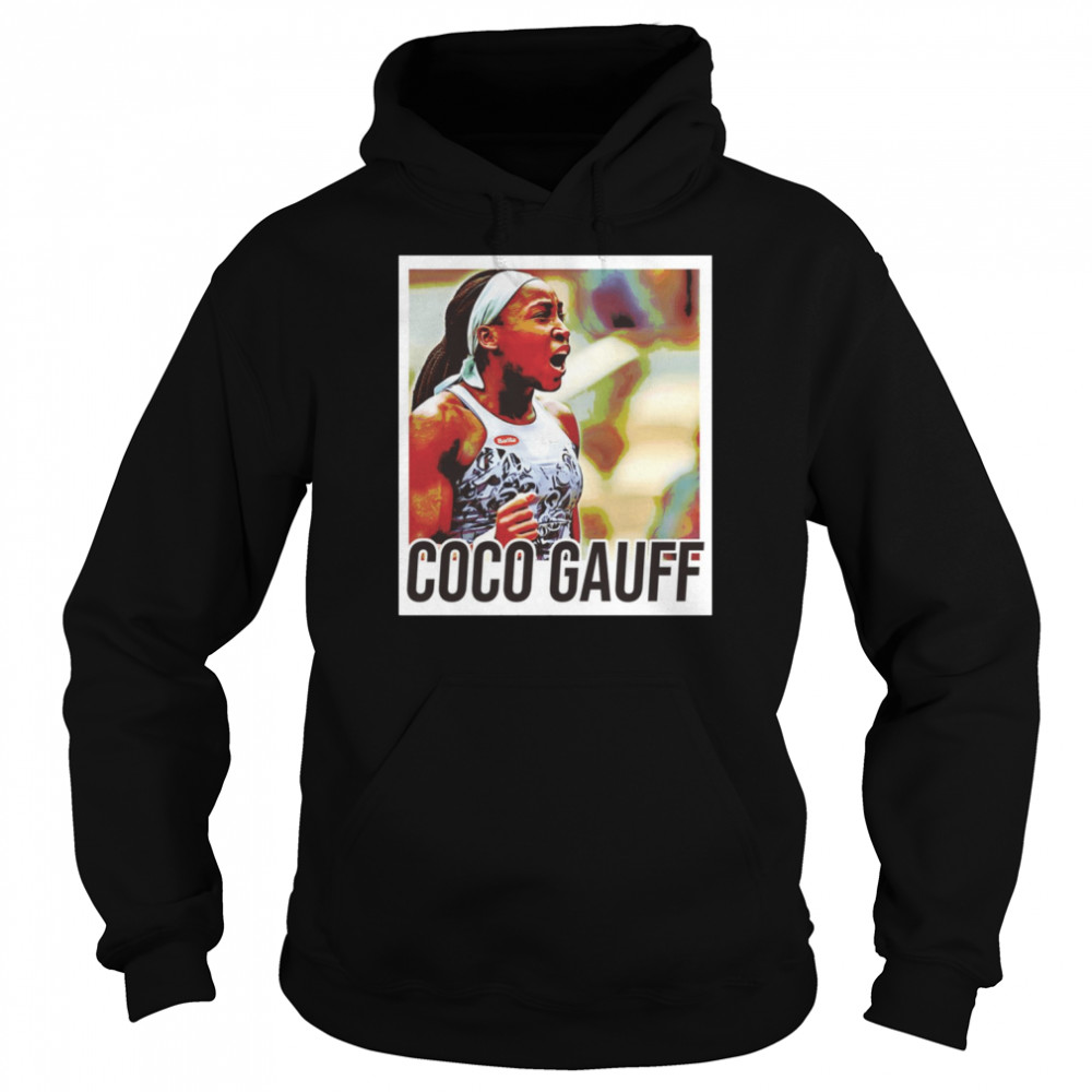 Tennis Player Coco Gauff Fan And Lover T Unisex Hoodie