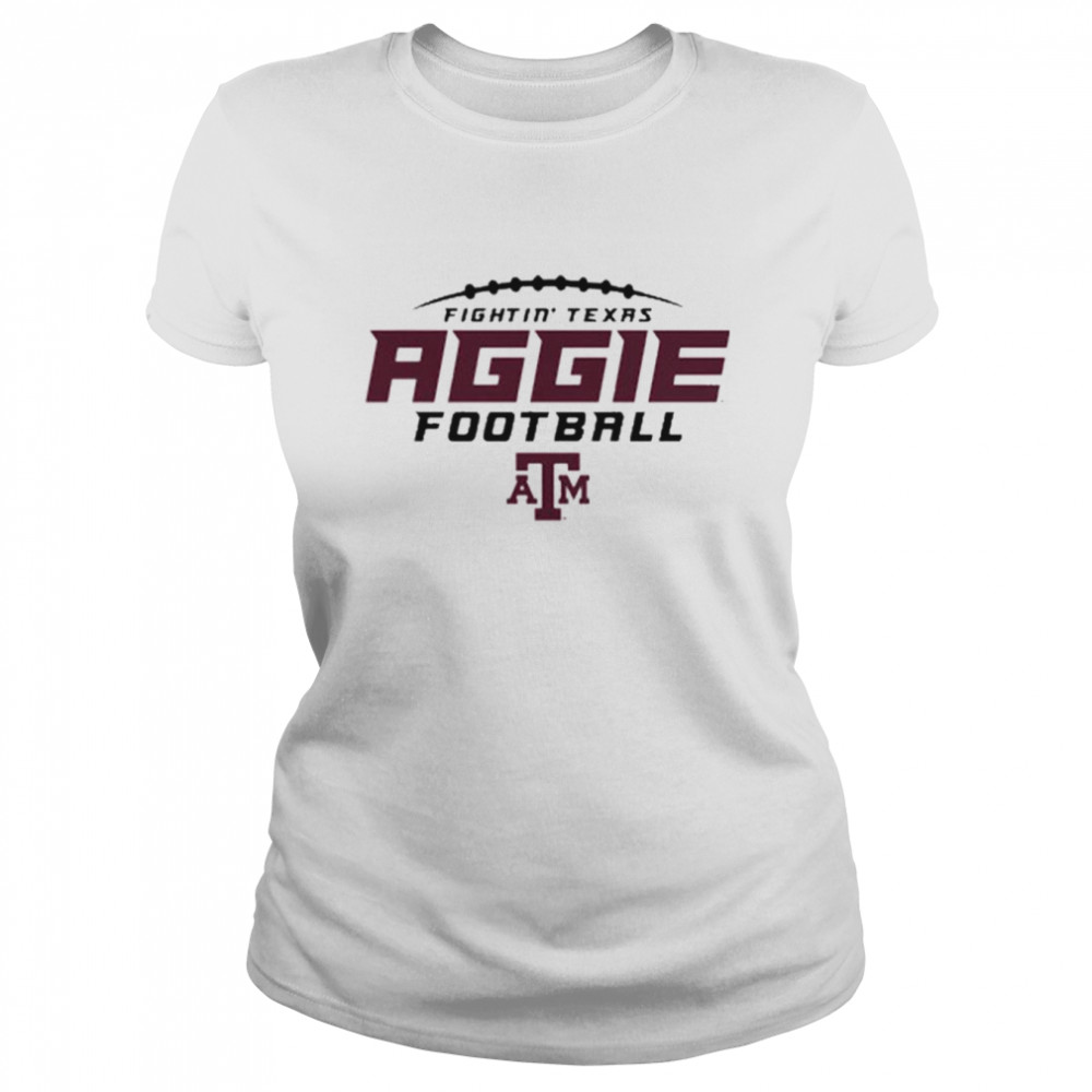 Texas A&Amp;M Aggies Top Stitches Football Shirt Classic Women'S T-Shirt