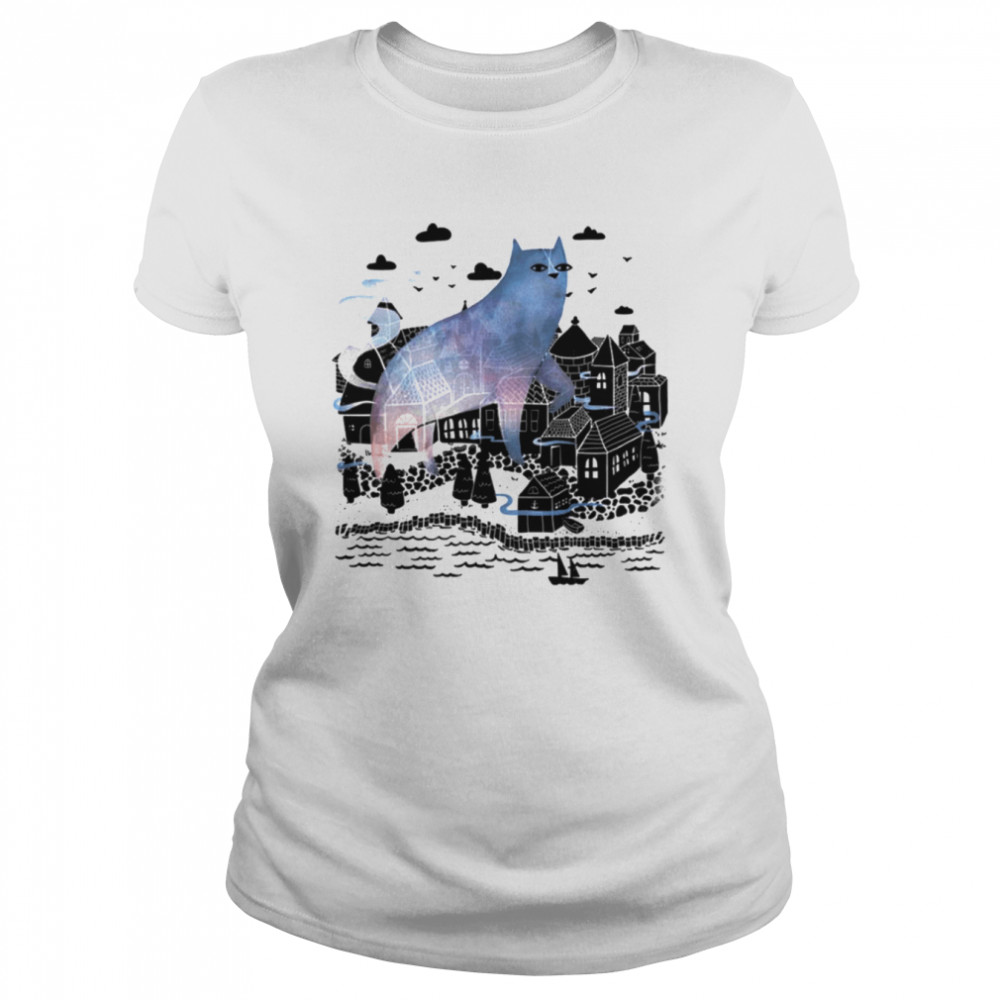 The Fog Cat Land Shirt Classic Womens T Shirt