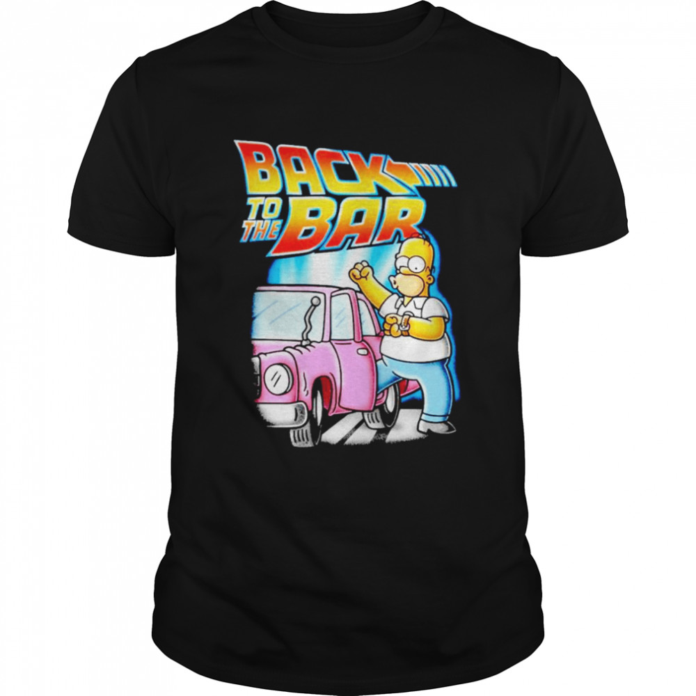 The Simpsons back to the bar shirt