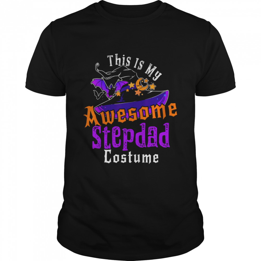 This Is My Awesome Stepdad Costume Witch Halloween Stepdad Shirts