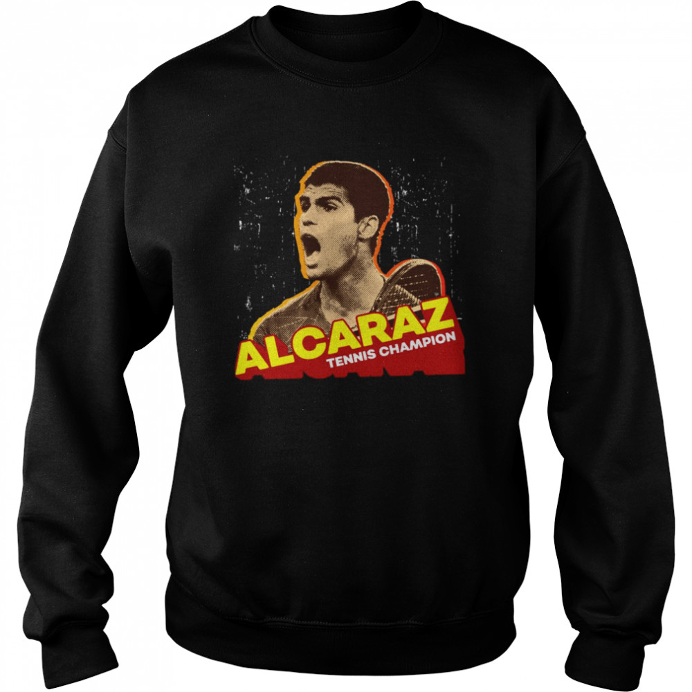 Vintage Carlos Alcaraz Tennis Champion Shirt Unisex Sweatshirt