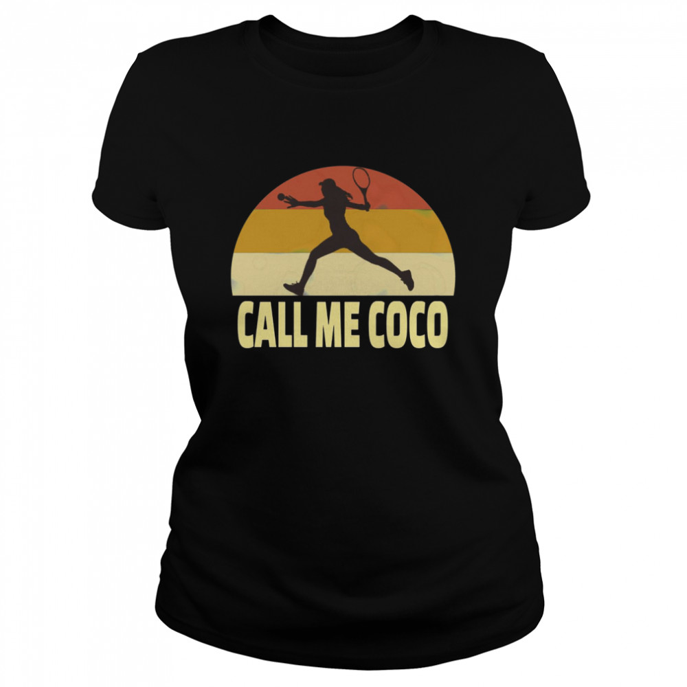 Vintage Coco Gauff Call Me Coco T  Classic Women'S T-Shirt