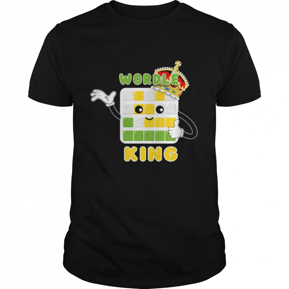 Wordle King Daily Word Game Wordle Kawaii shirt