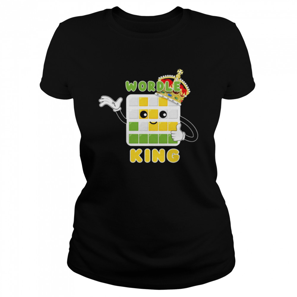 Wordle King Daily Word Game Wordle Kawaii Shirt Classic Women'S T-Shirt