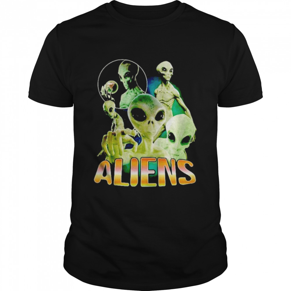 Aliens collage shirt
