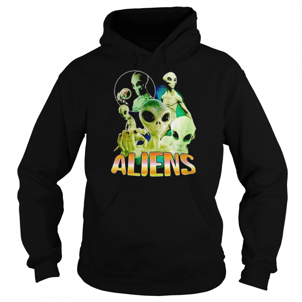 Aliens Collage Shirt Unisex Hoodie