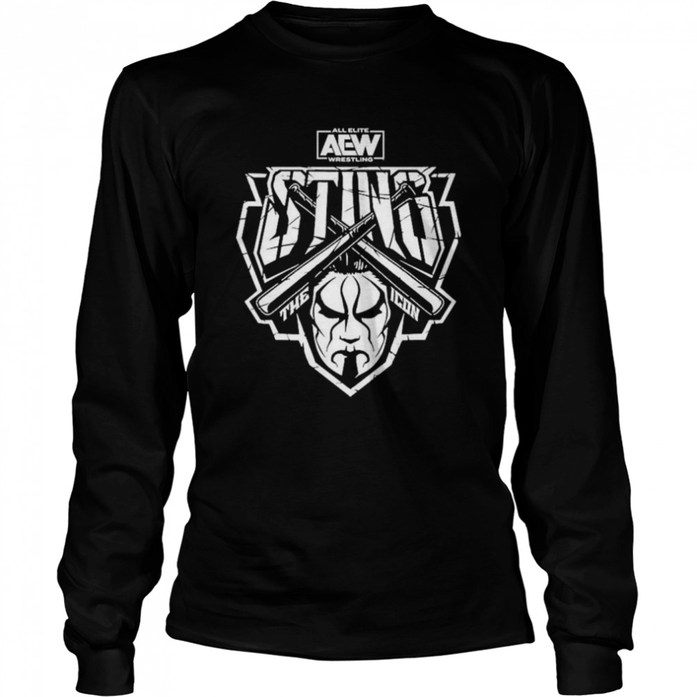 All Elite Wrestling Sting The Icon Shirt Long Sleeved T-Shirt