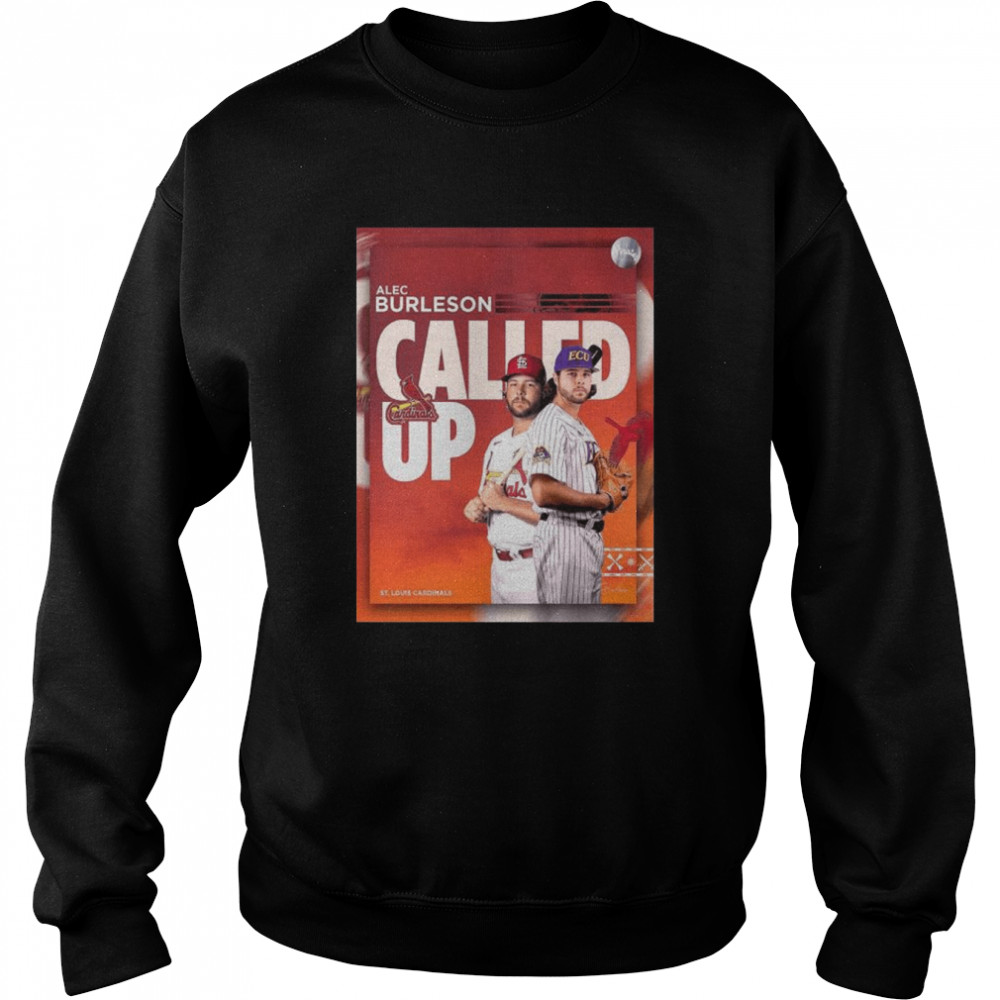 Awesome Alec Burleson Called Up St Louis Cardinals Essential Shirt Unisex Sweatshirt