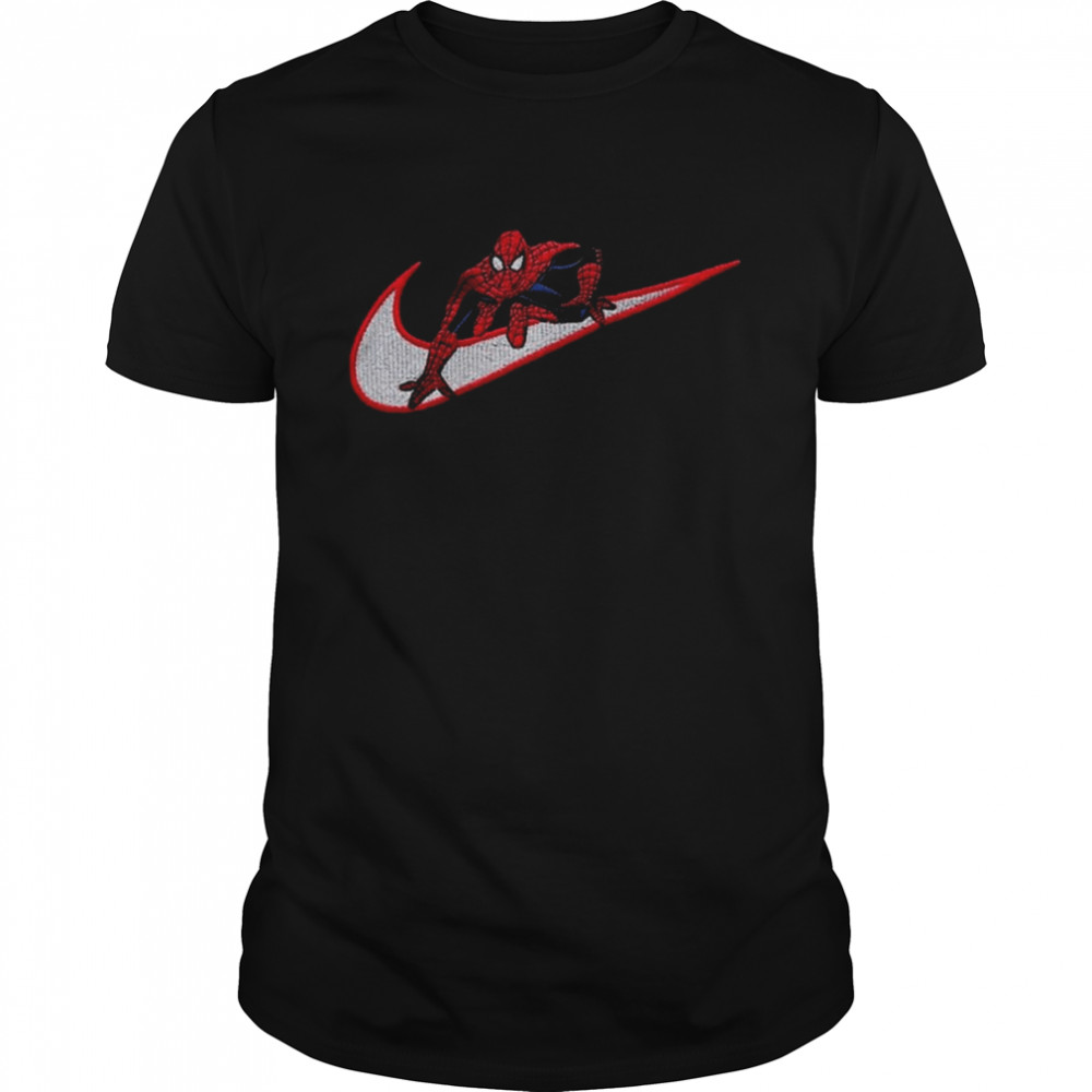 Embroidered Spider Man Nike shirt