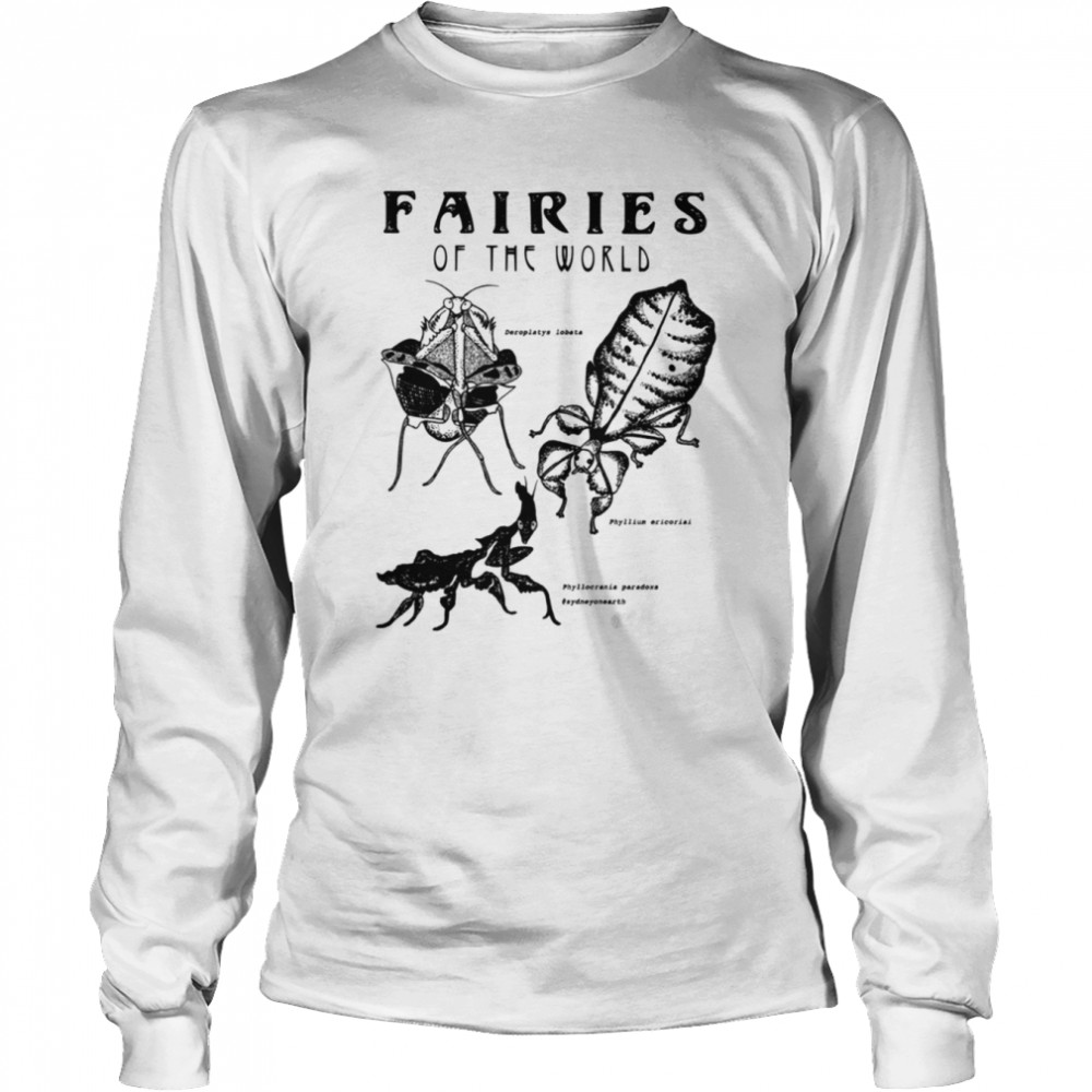 Fairies Of The World Shirt Long Sleeved T Shirt