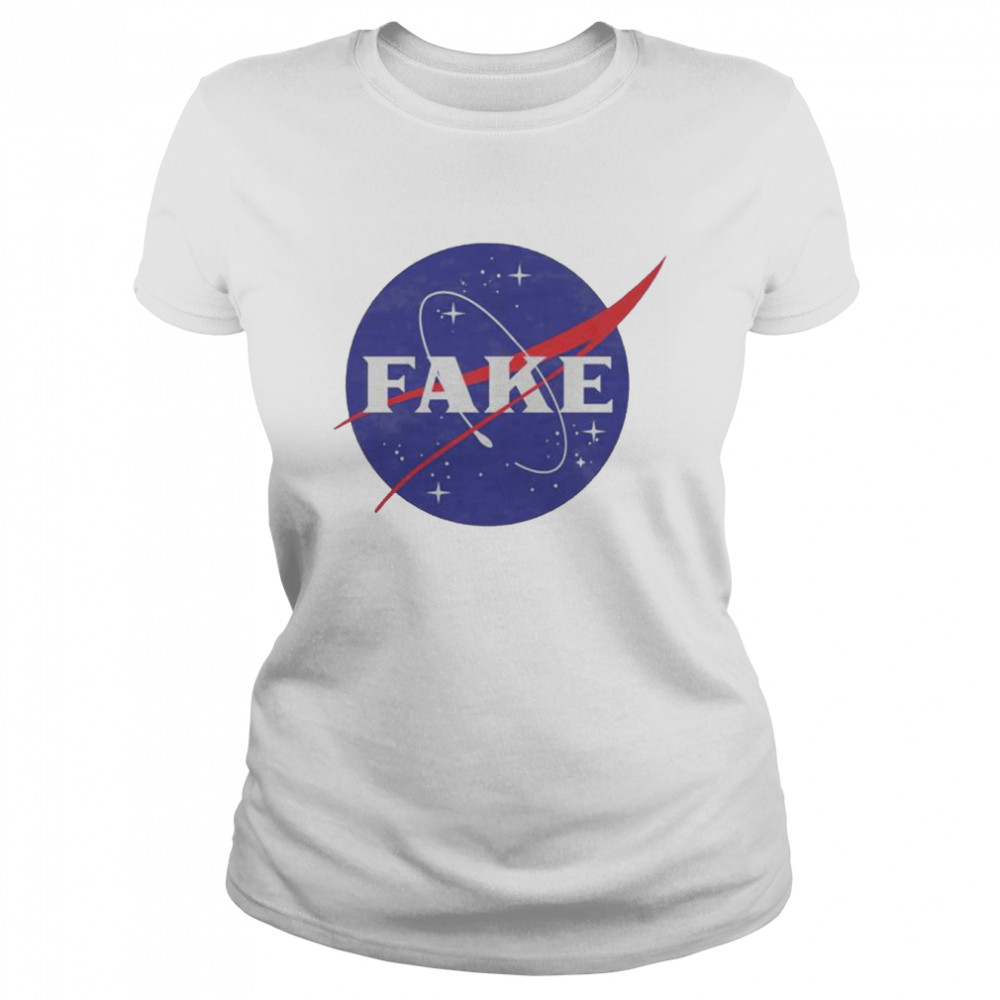 Fake Space Nasa Shirt Classic Womens T Shirt