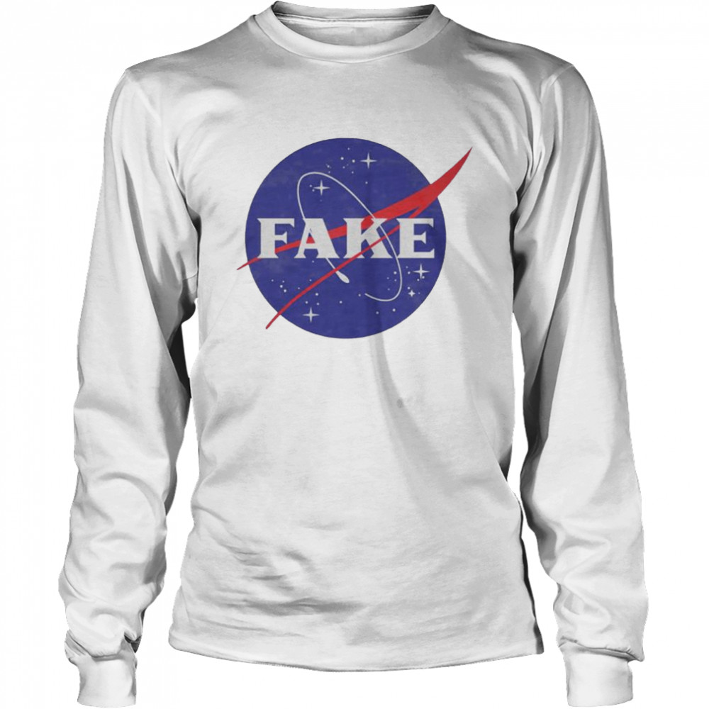 Fake Space Nasa Shirt Long Sleeved T-Shirt