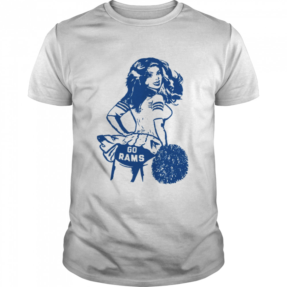 Go Rams Vintage Football Los Angeles T Shirt