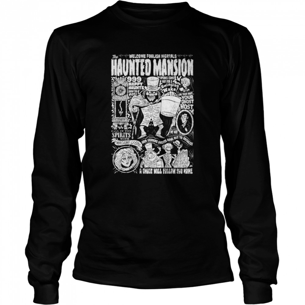 Halloween The Haunted Mansion Shirt Long Sleeved T-Shirt
