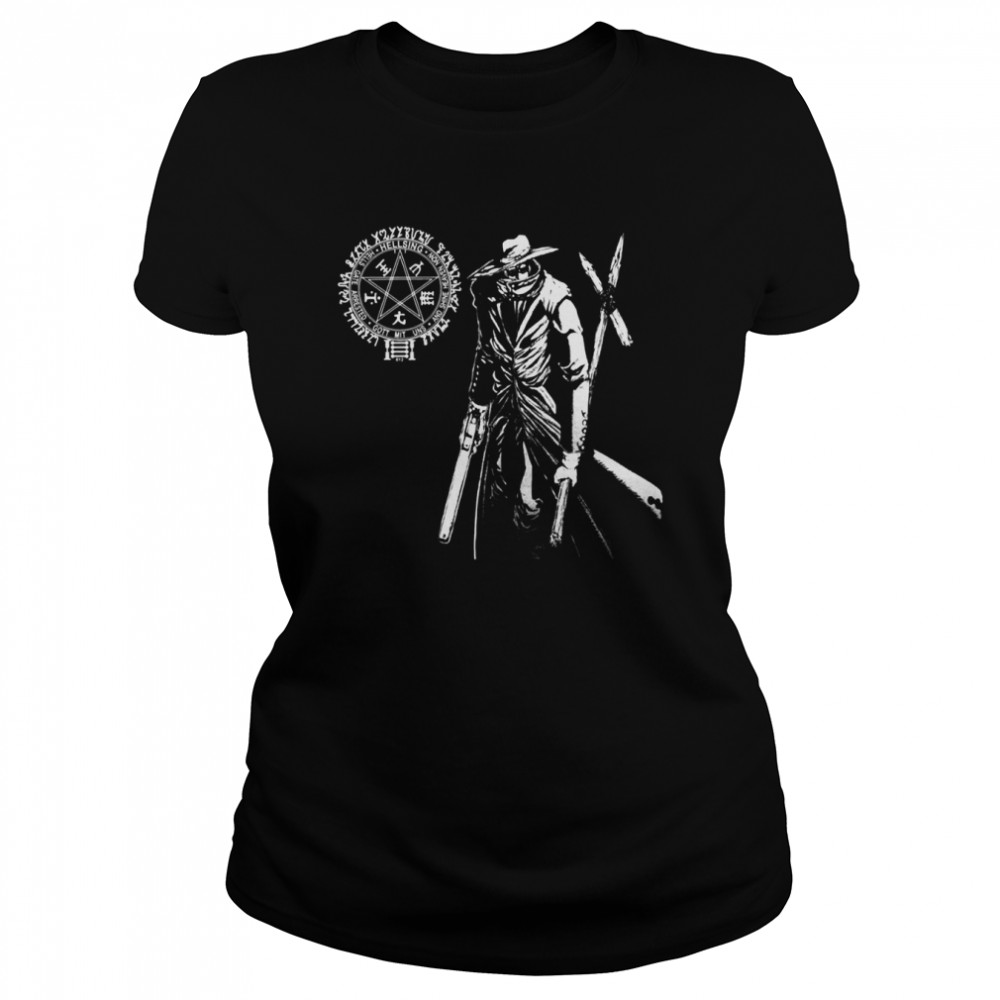 Hellsing Alucard With Shirt Classic Womens T Shirt