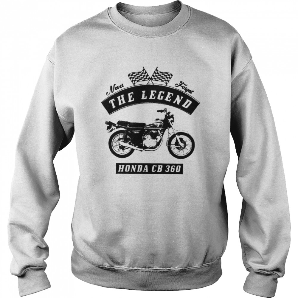 Honda Cb 360 The Legend Shirt Unisex Sweatshirt