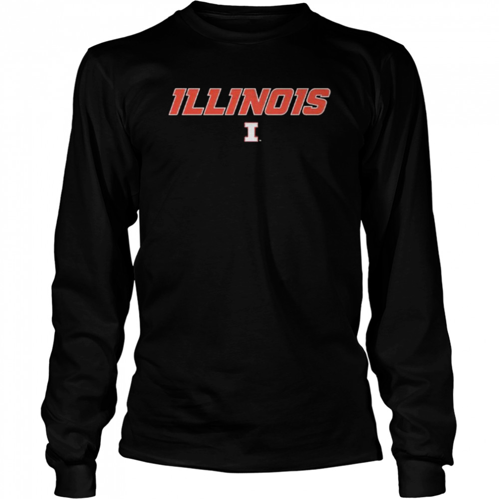 Illinois Fighting Illini Wordmark Shirt Long Sleeved T-Shirt