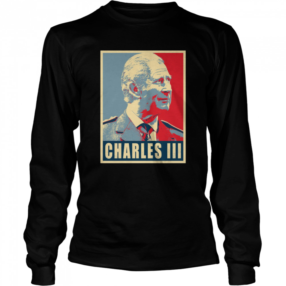 King Of Britain King Charles Iii T- Long Sleeved T-Shirt
