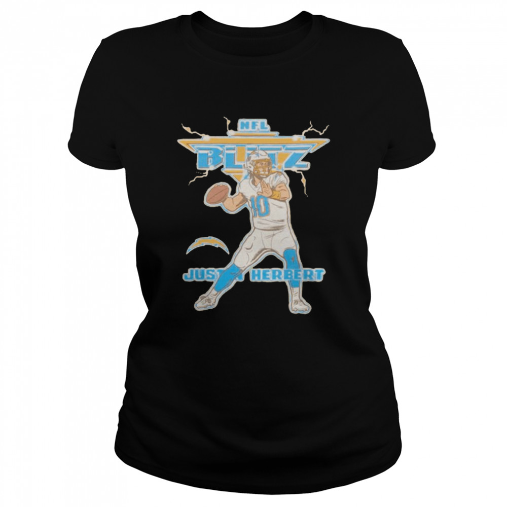 Nfl Blitz Chargers Justin Herbert Shirt Classic Women'S T-Shirt