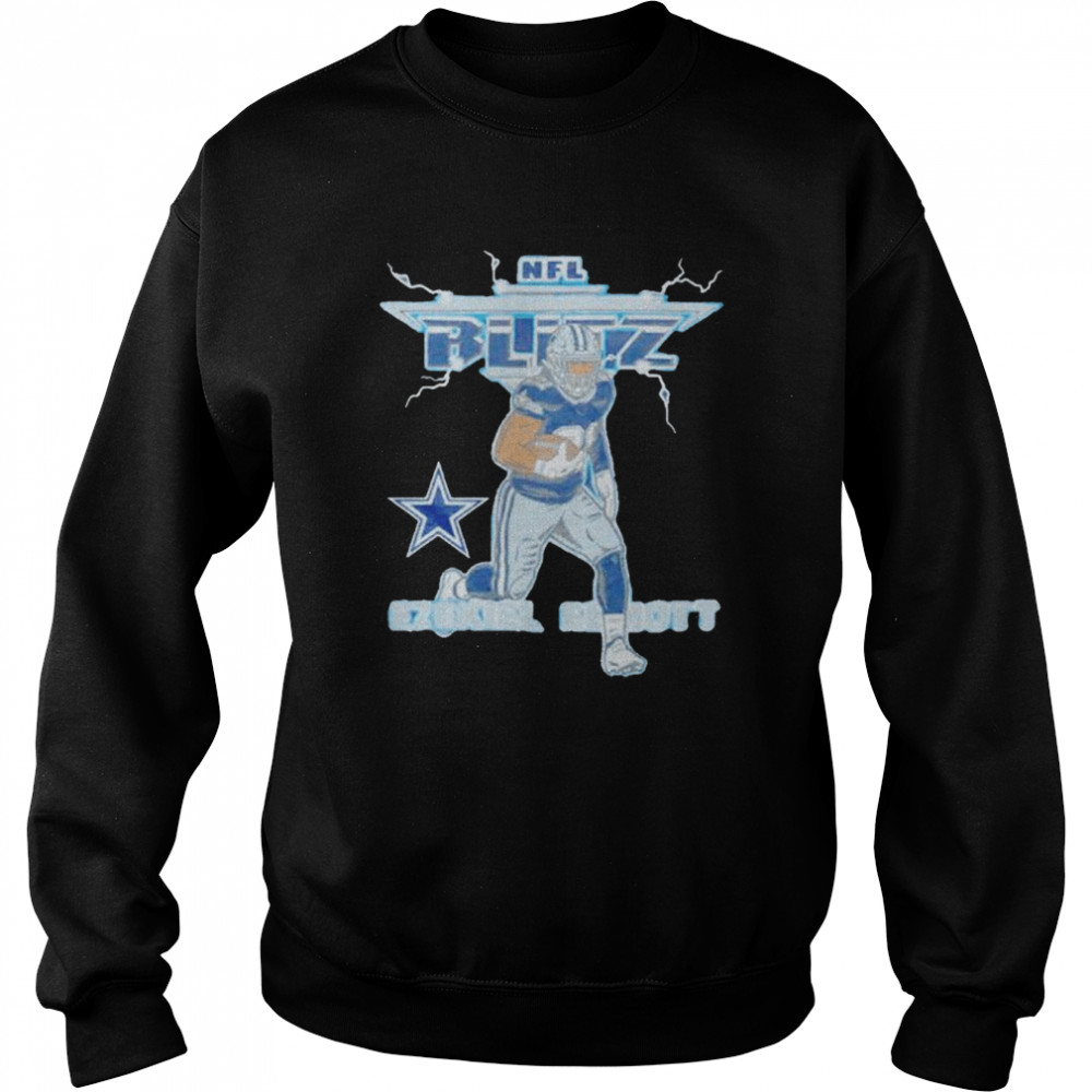 Nfl Blitz Cowboys Ezekiel Elliott T-Shirt Unisex Sweatshirt