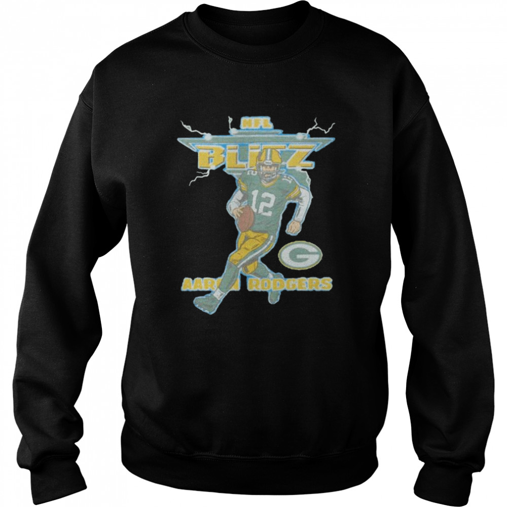 Nfl Blitz Packers Aaron Rodgers Shirt Unisex Sweatshirt
