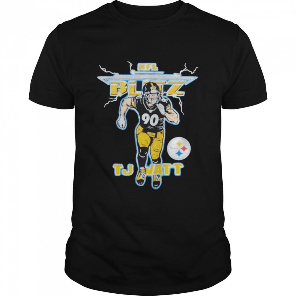 NFL Blitz Steelers TJ Watt shirt
