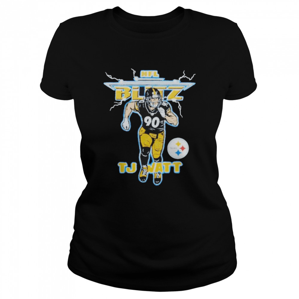 Nfl Blitz Steelers Tj Watt Shirt Classic Women'S T-Shirt