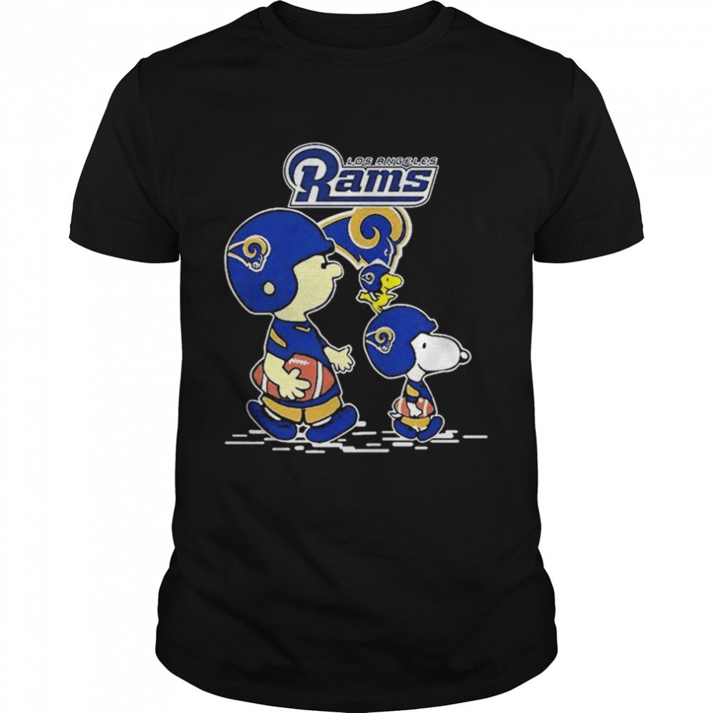 Peanuts Characters Los Angeles Rams T Shirt