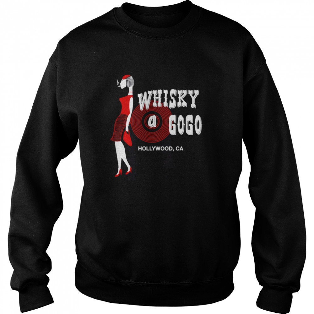 Rare Whiskey A Go Go 80S Hollywood California Rock And Roll Shirt Unisex Sweatshirt