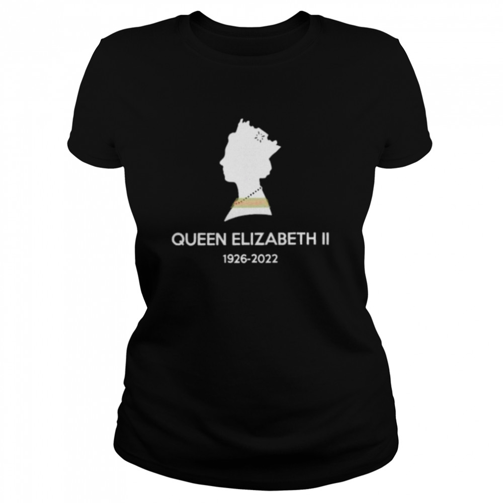 Rest In Peace Tribute Rip Queen Elizabeth Ii Thank For The Memories T Classic Womens T Shirt