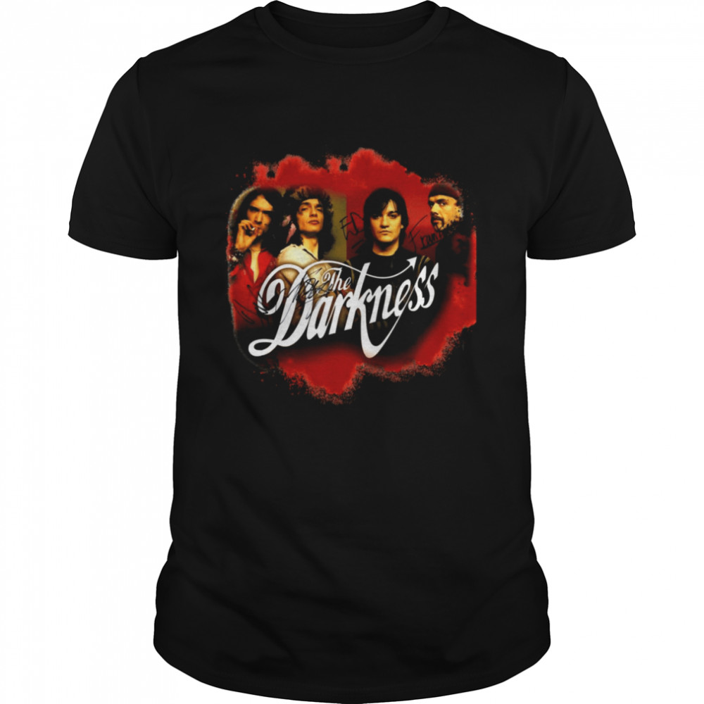 Retro British Rock Band The Darkness shirt