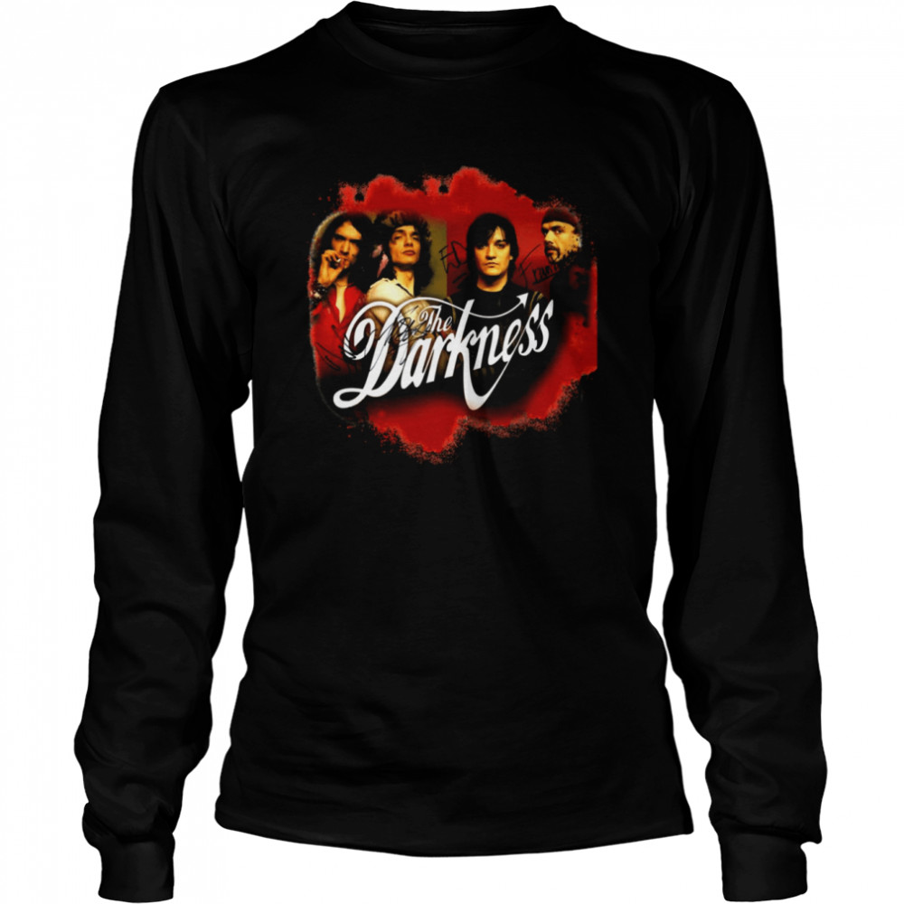 Retro British Rock Band The Darkness Shirt Long Sleeved T-Shirt