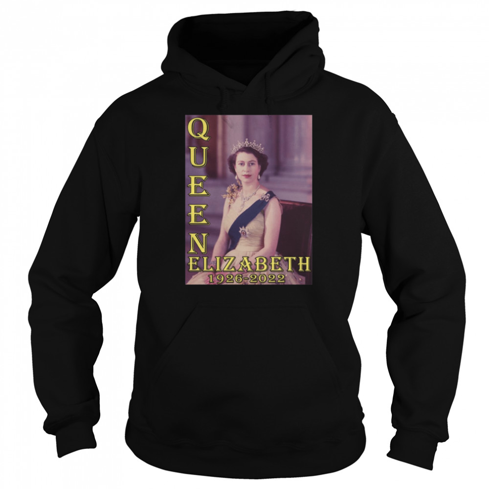 Rip Queen Elizabeth Alexandra Mary Thank You 1926-2022 Young Queen Shirt Unisex Hoodie
