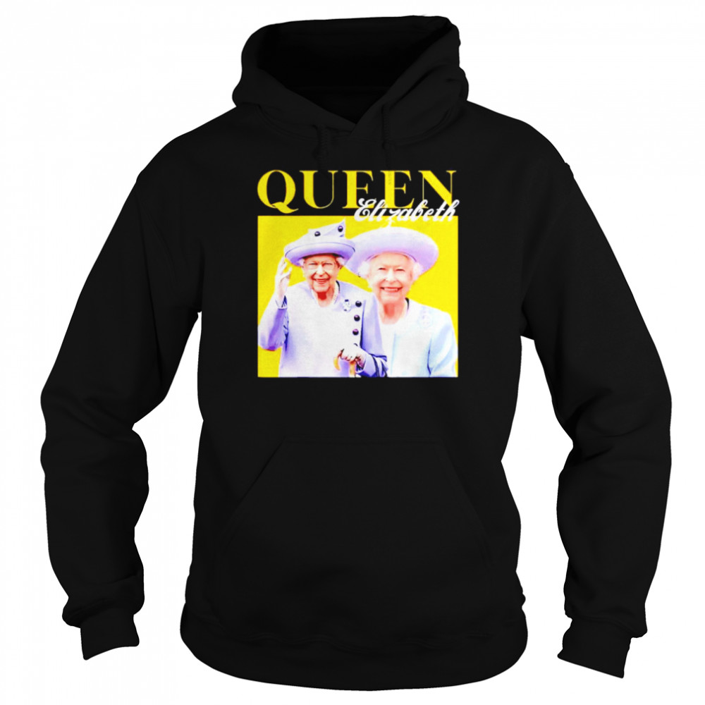 Rip Queen Elizabeth Ii Majesty The Queen Queen Of England Since 1952 shirt Unisex Hoodie