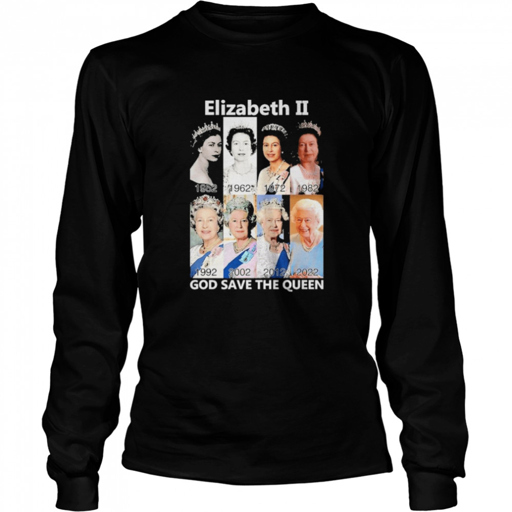 Rip Queen Elizabeth Ii Thanks For The Memories 1926-2022 Majesty The Queen T-Shir Long Sleeved T-Shirt