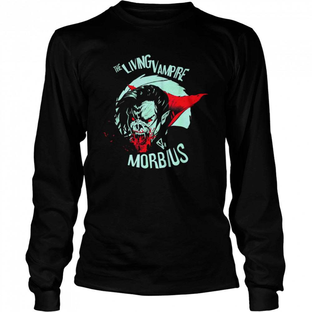 Superhero Morbius Scary Shirt Long Sleeved T-Shirt