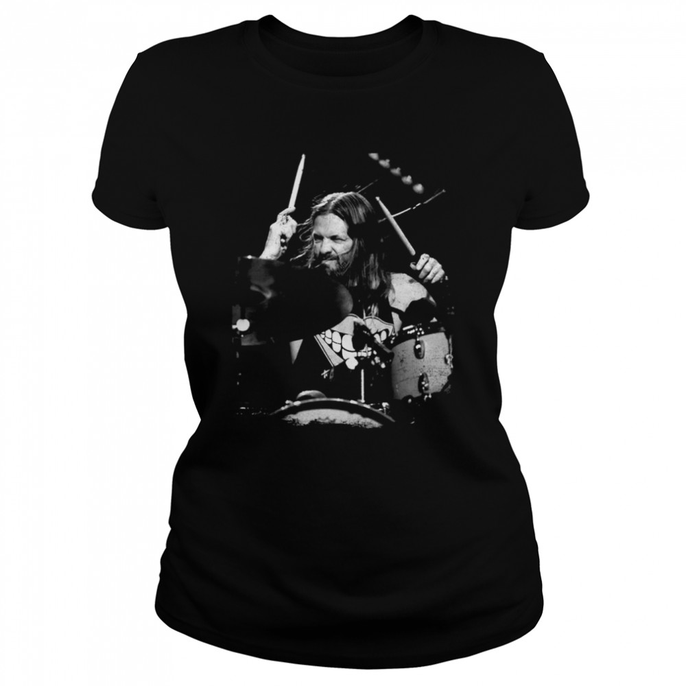 Taylor Rock Drummer Photographic Shirt Classic Womens T Shirt